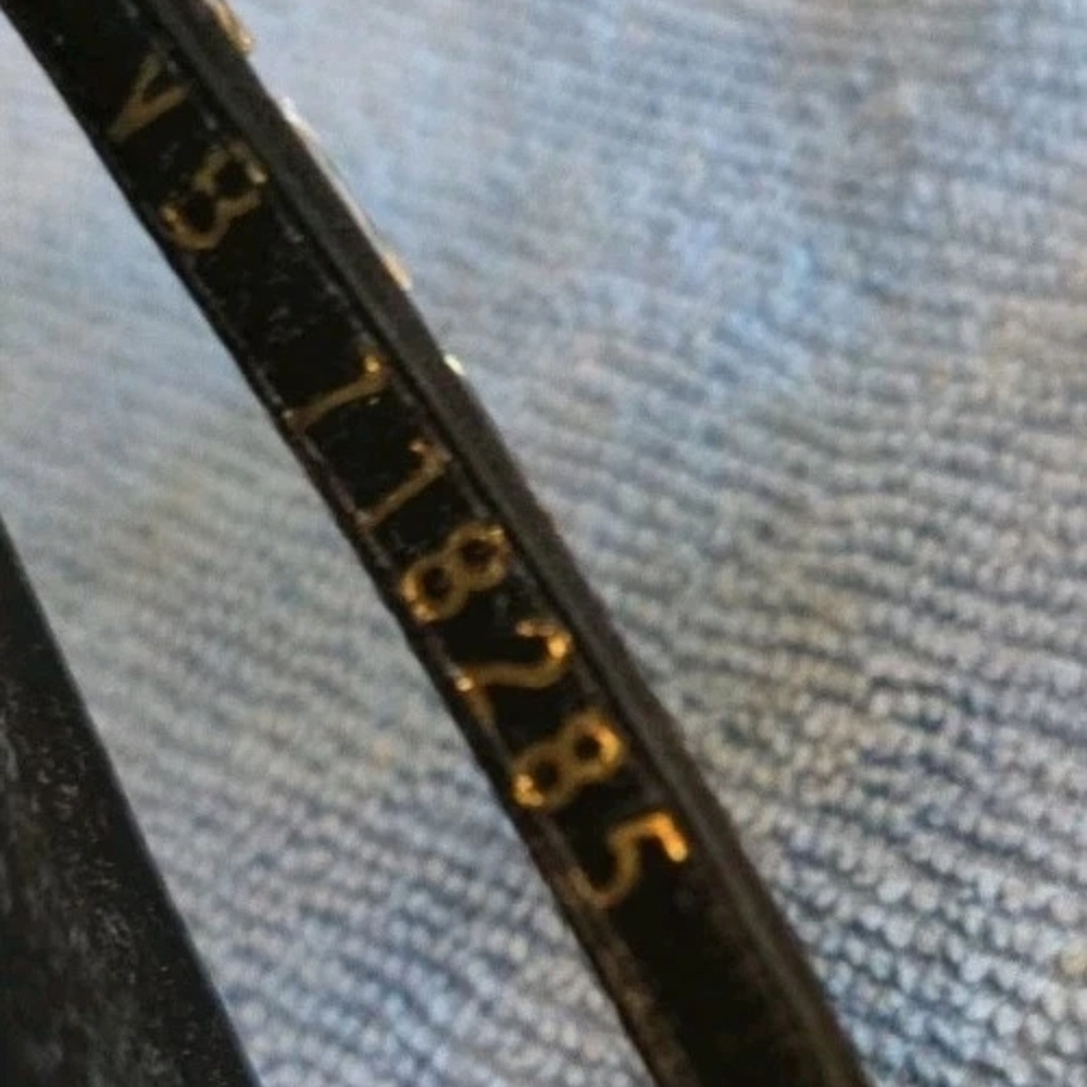 Yves Saint Laurent Black Heels with Silver Accents - Picture 8 of 10